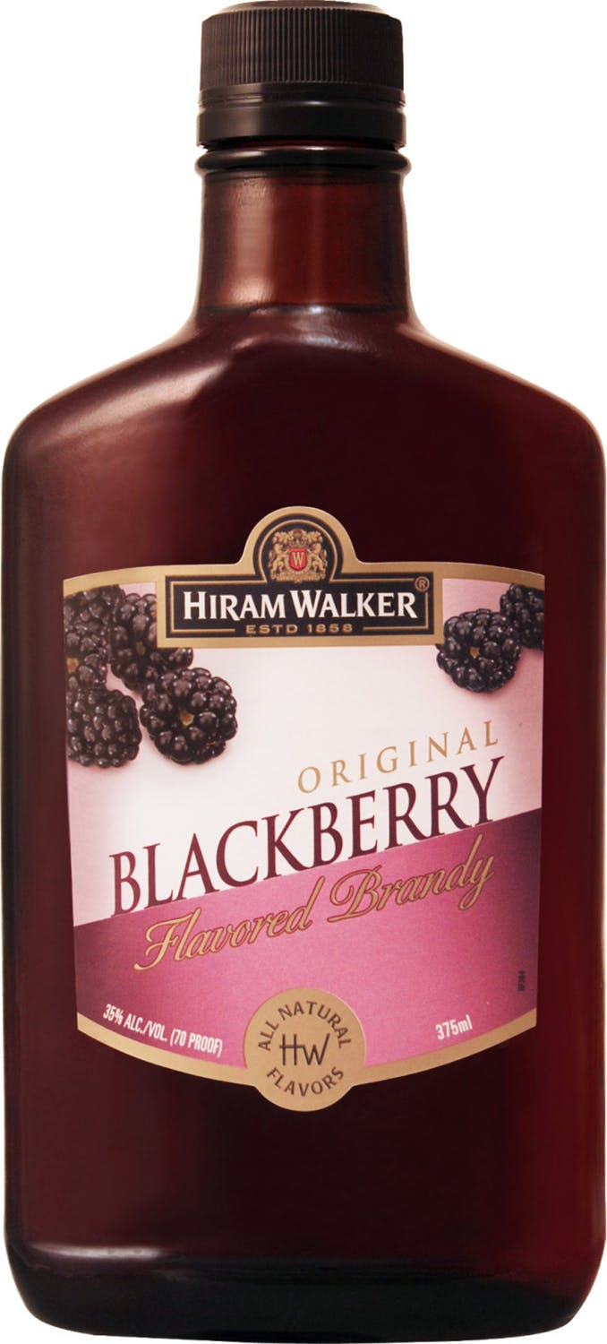 Hiram Walker Blackberry Brandy 375ml West Main Wine & Spirits