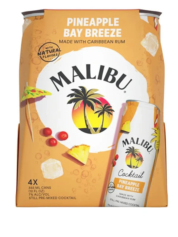 Malibu pineapple breeze 4pk