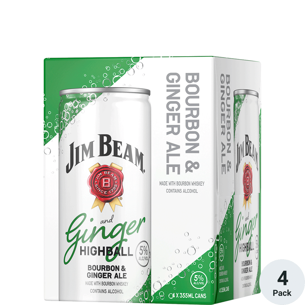 Jim Beam Ginger Highball 4pk Schuber Liquor Store