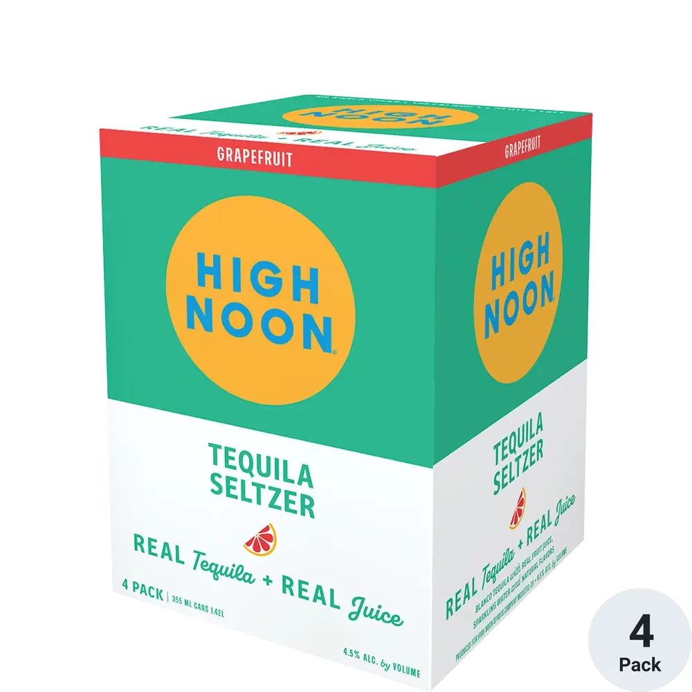 HIGH NOON TEQUILA GRAPEFRT 4PK Cedar Wine & Spirits Inc.