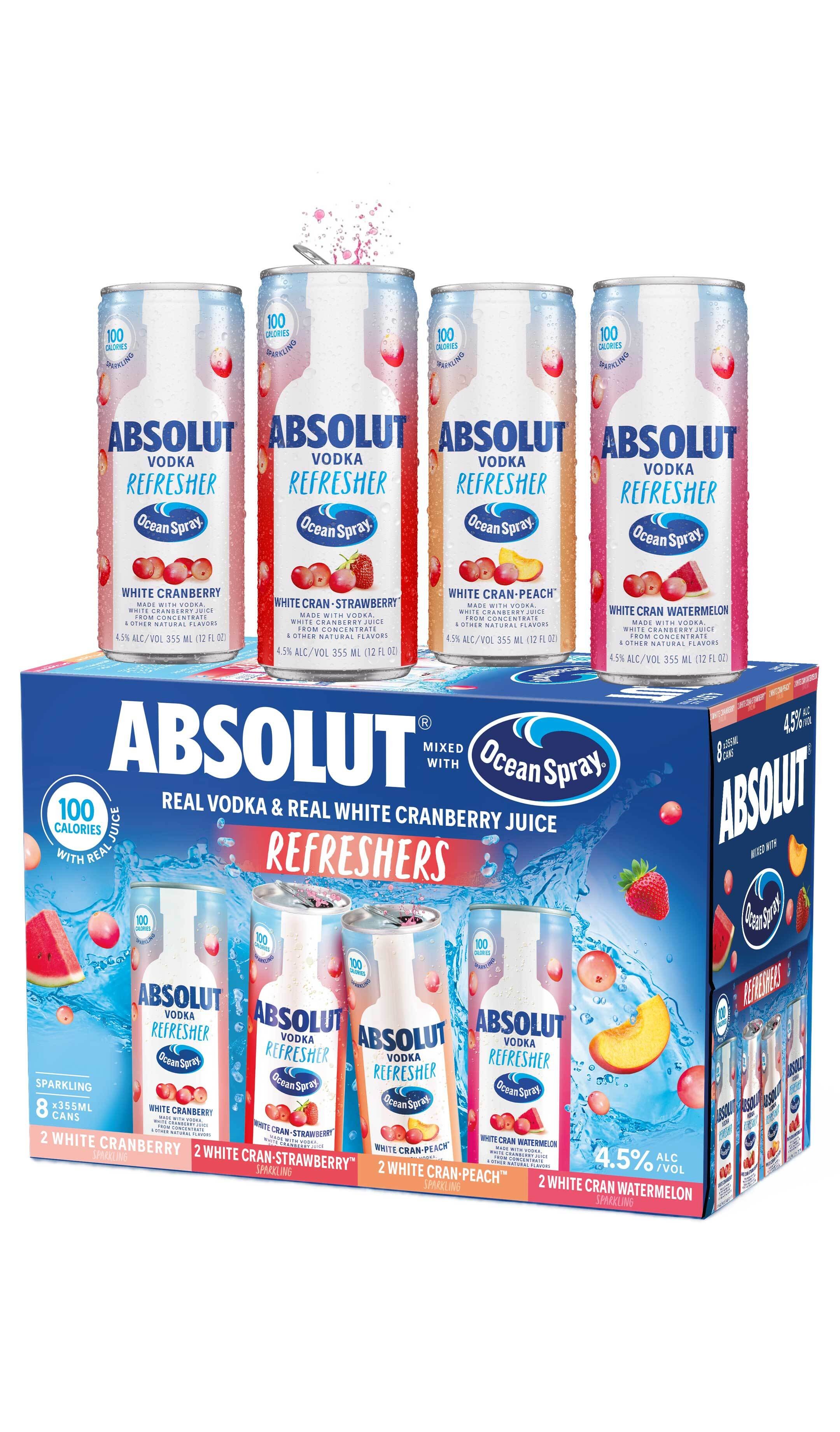 Absolut Ocn Spry Rfrsh 8@355Ml