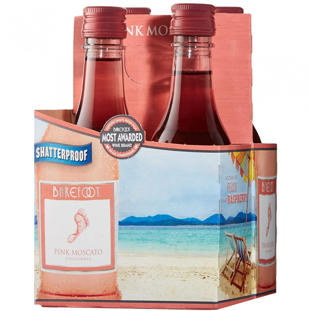 Barefoot Pink Moscato 187Ml