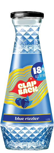 CLAP BACK BLUE RASPBERRY 1L