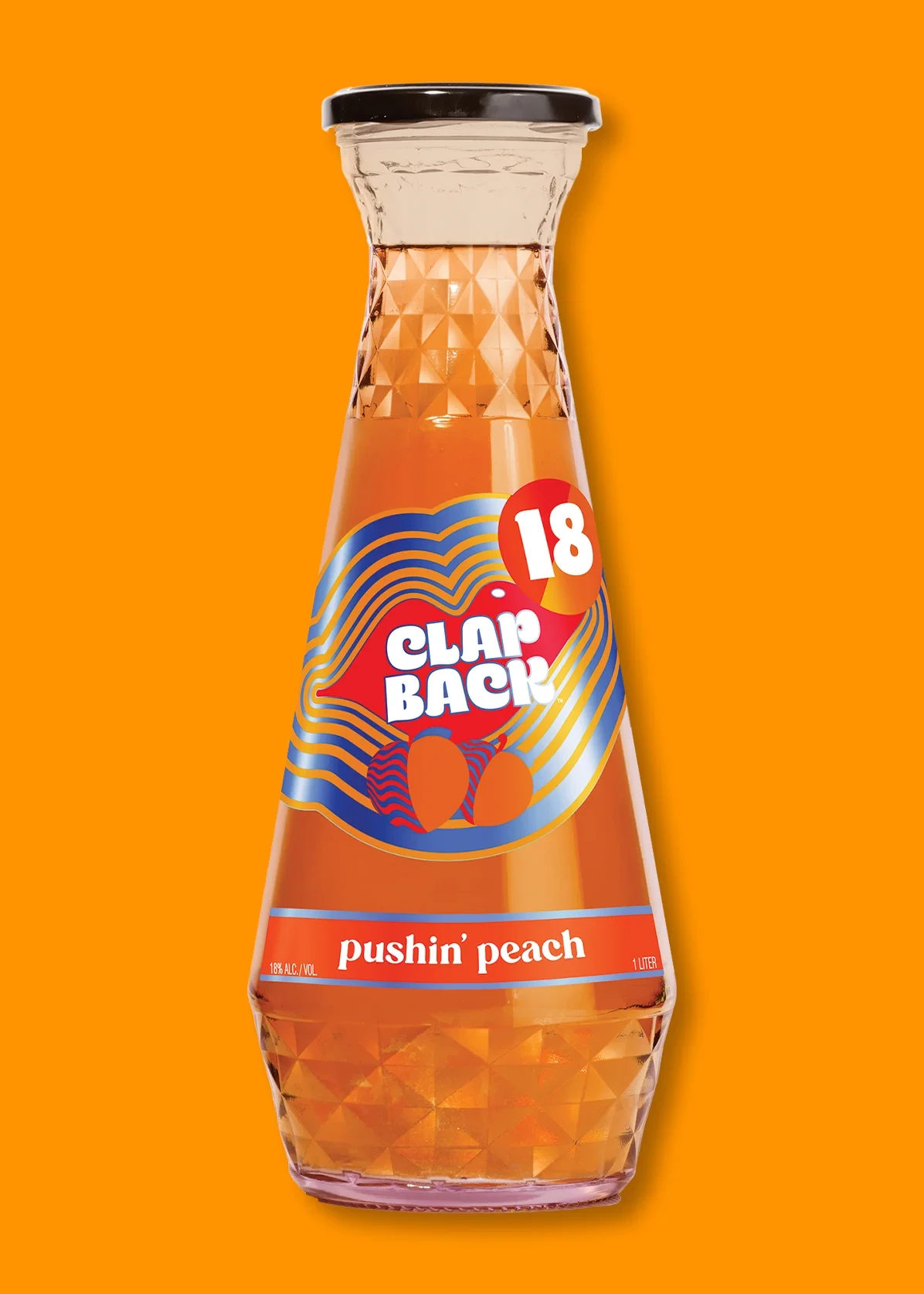 CLAP BACK PEACH 1L