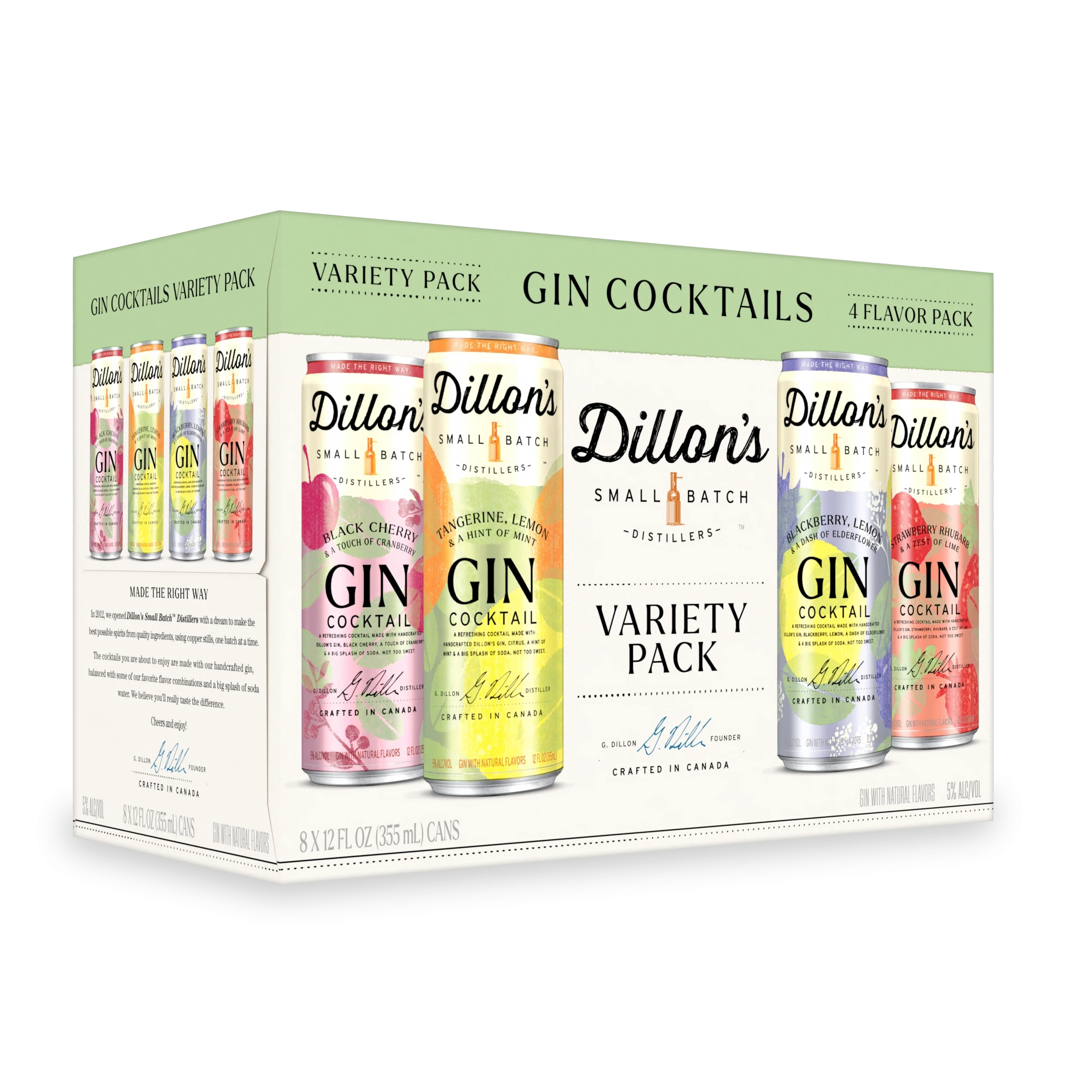 Dillon's Gin Cocktails 8@355M