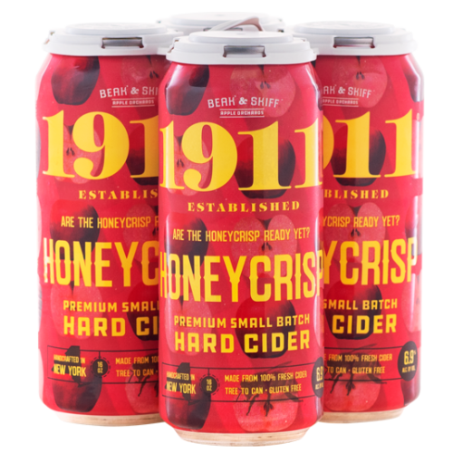 1911 Honey Crisp Cider 4pk