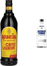 Absolut, Kahlua, Malibu