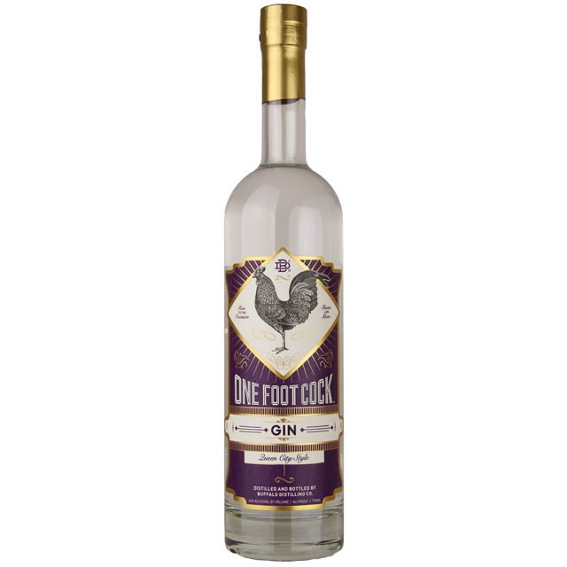 One Foot Cock Queen City Gin 750ml