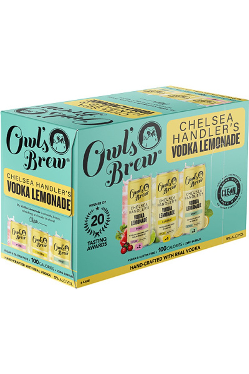 Owls Brew Vodka Lemonade Variety 8pk