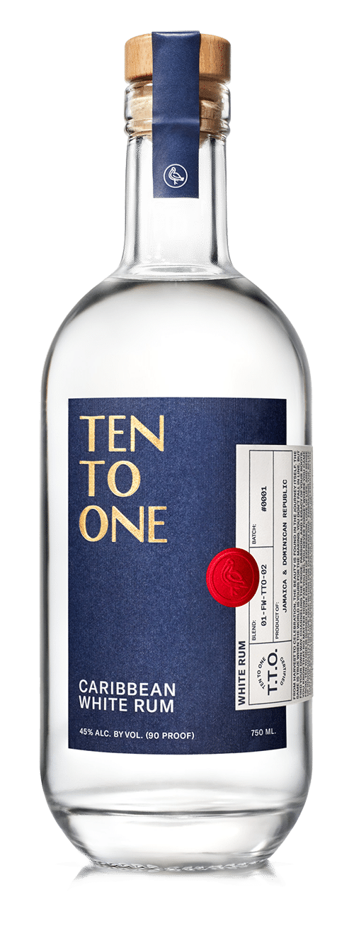 TEN TO ONE WHITE RUM 750