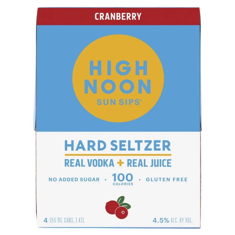 HIGH NOON CRANBERRY 4 PACK