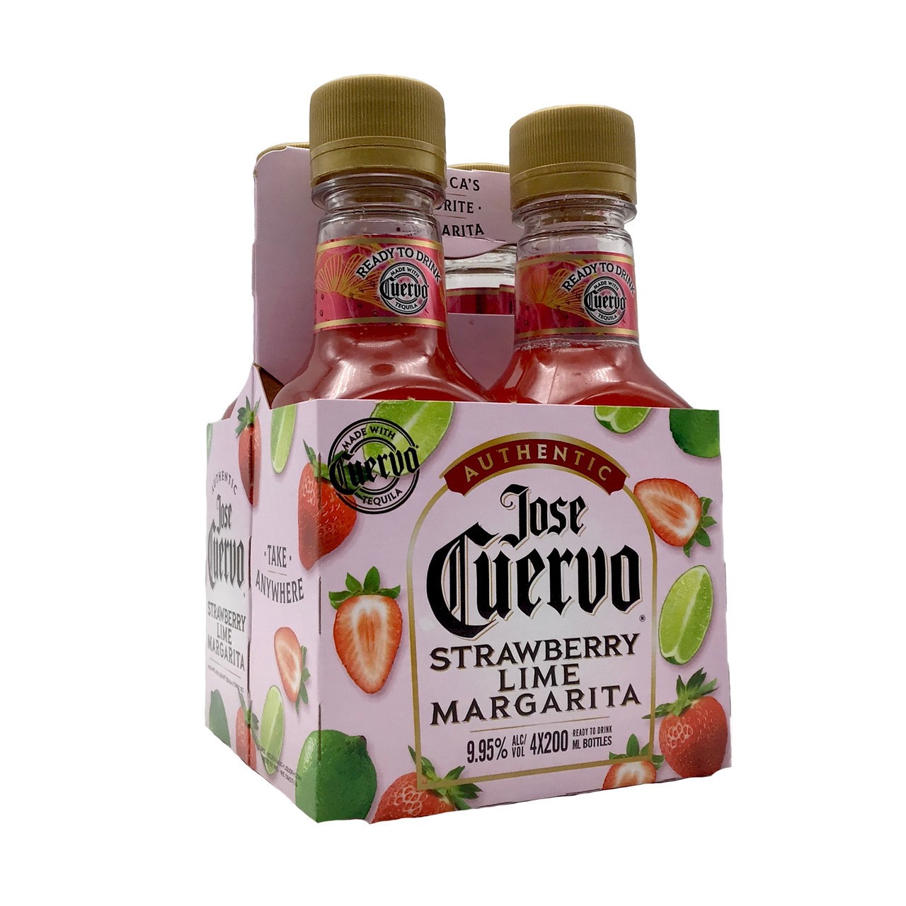 CUERVO STRAW MARG 200 4PK