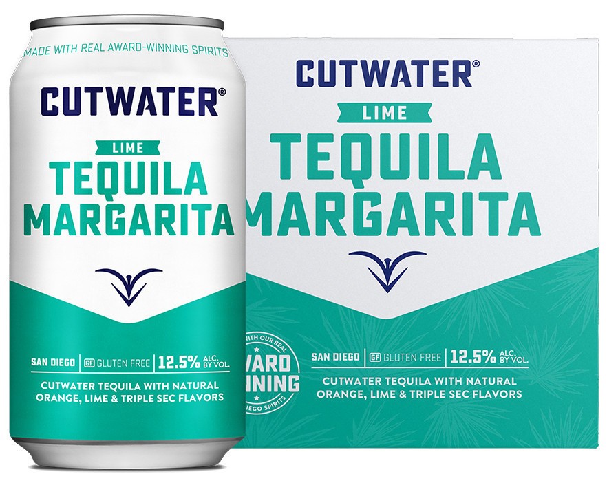 CUTWATER LIME MARG CAN 4PK