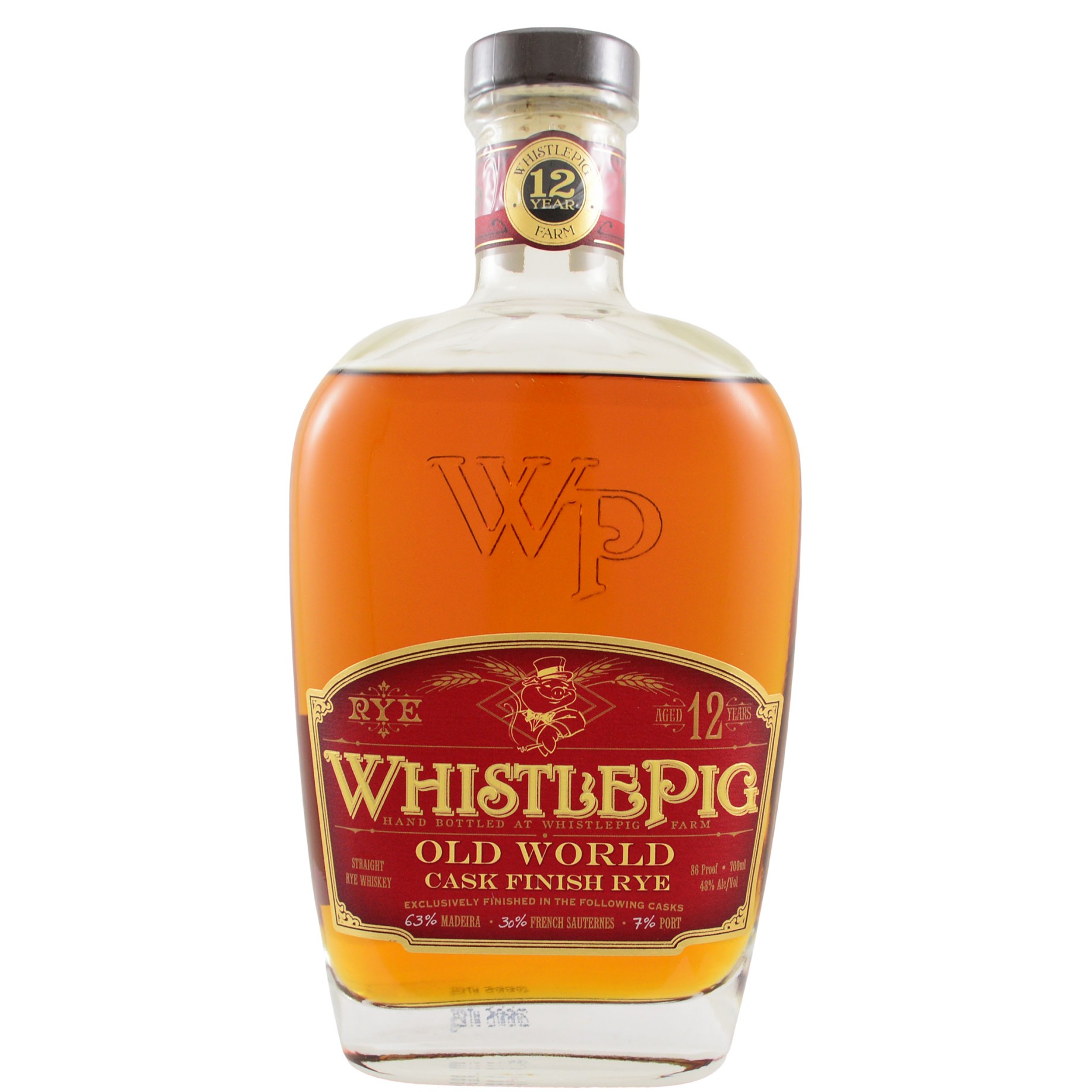 WHISTLEPIG 12YR RYE 750