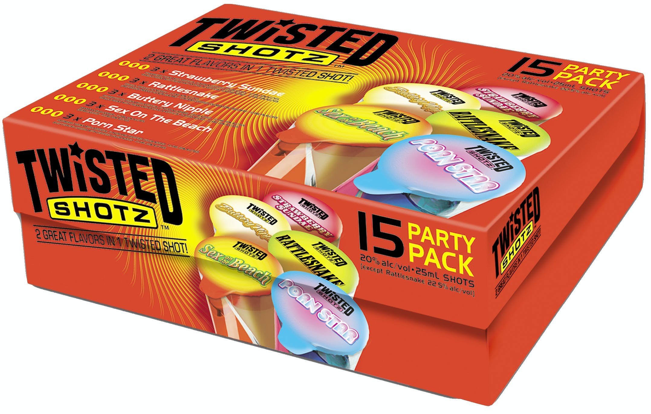 TWISTED SHOTZ PACK 375ML