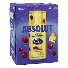 ABS CKTL CRAN PINEAPPLE 4PK