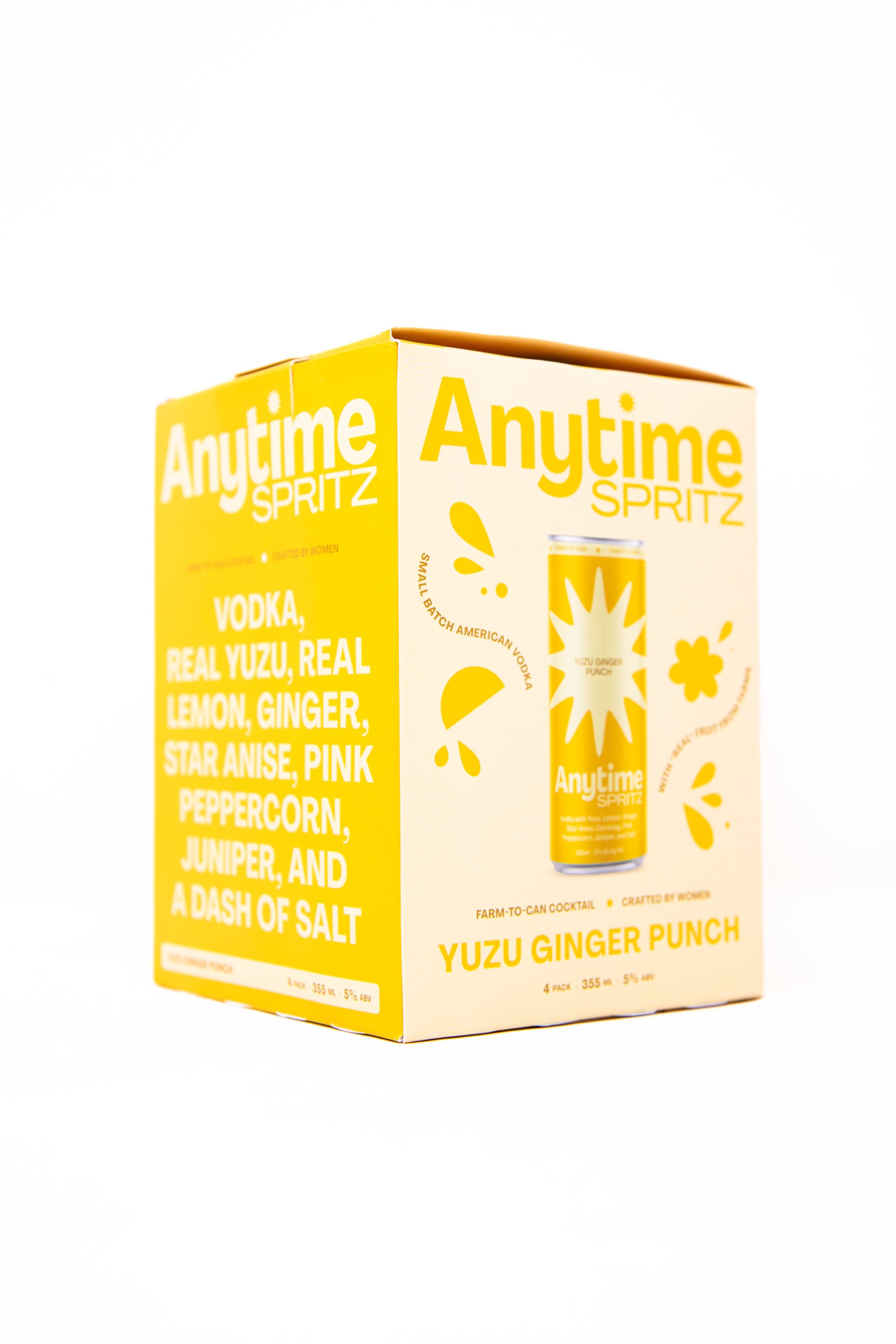 ANYTIME SPRITZ YUZU GING 4PK