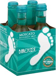 BAREFOOT MOSCATO 187 4PK