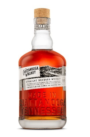 Chattanooga Straight Bourbon Tennessee High Malt 91 proof 750ml
