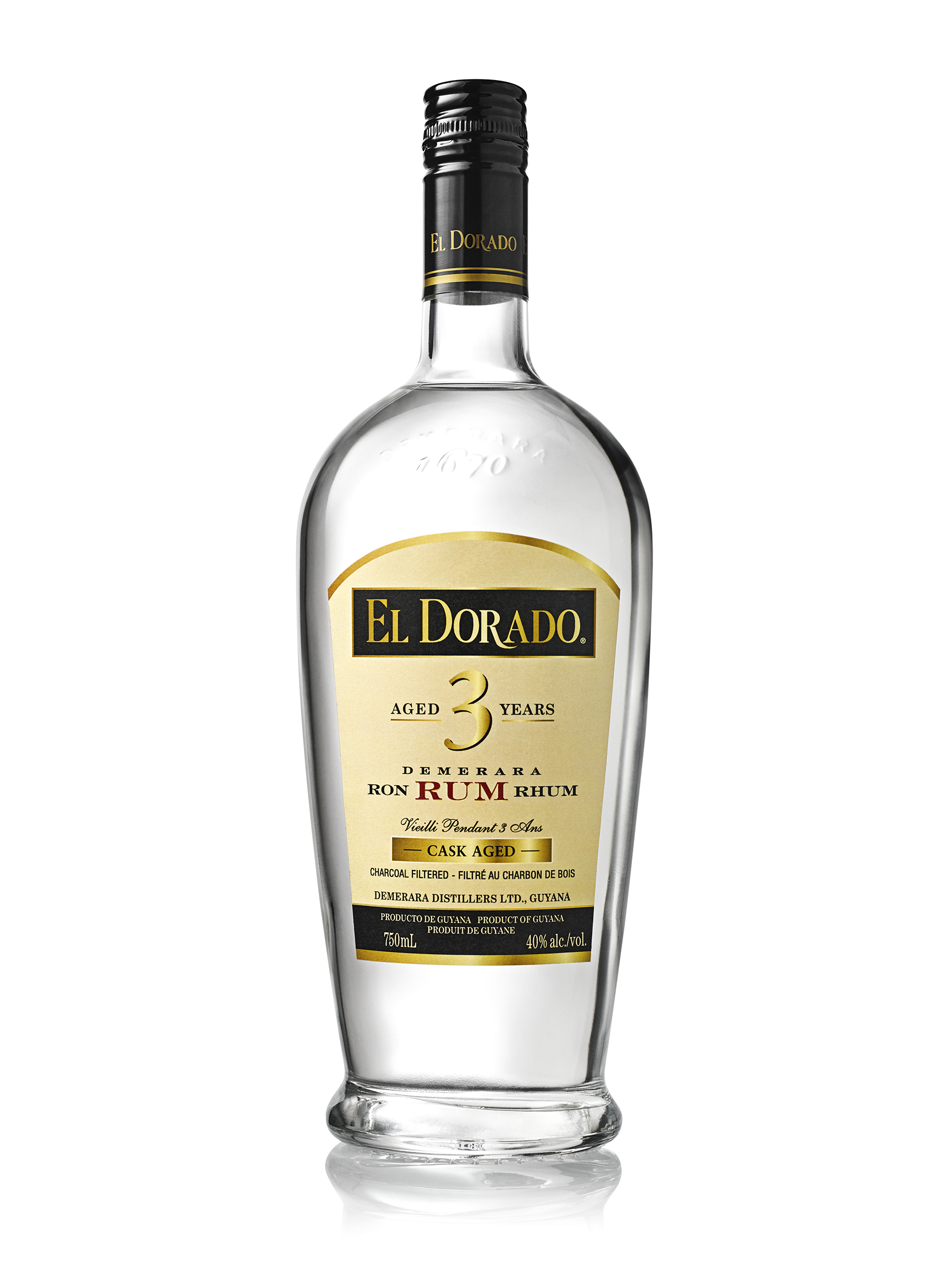 EL DORADO CASK AGED 3 YR RUM