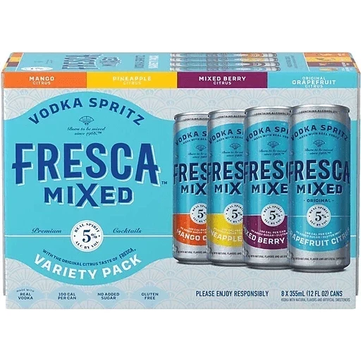 FRESCA VODKA VARIETY 8PK ACT 2