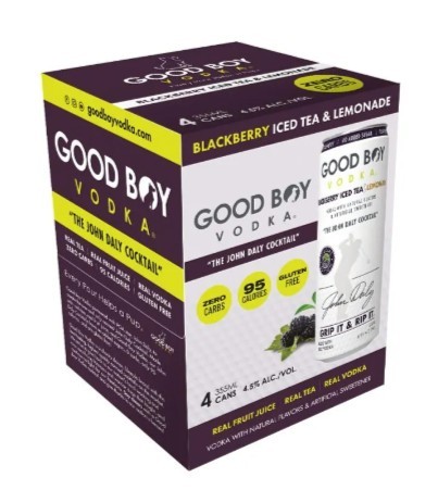 Good Boy John Daly Blackberry Tea Variety 4-pack (355ml) cans