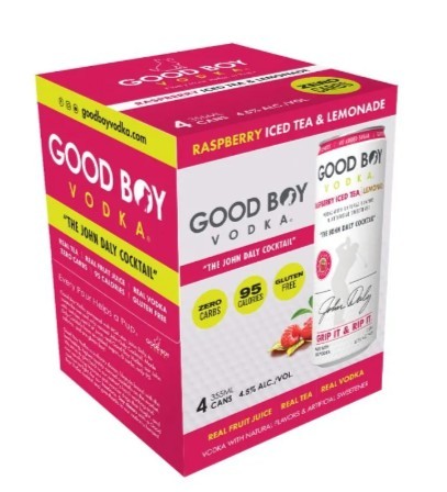 Good Boy John Daly Raspberry Tea Variety 4-pack (355ml) cans
