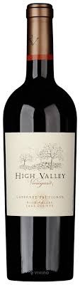 HIGH VALLEY CABERNET SAUVIGNON