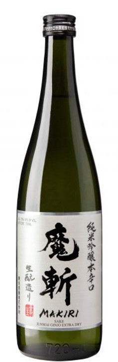 Makiri Junmai Ginjo Extra Dry Sake 720ml
