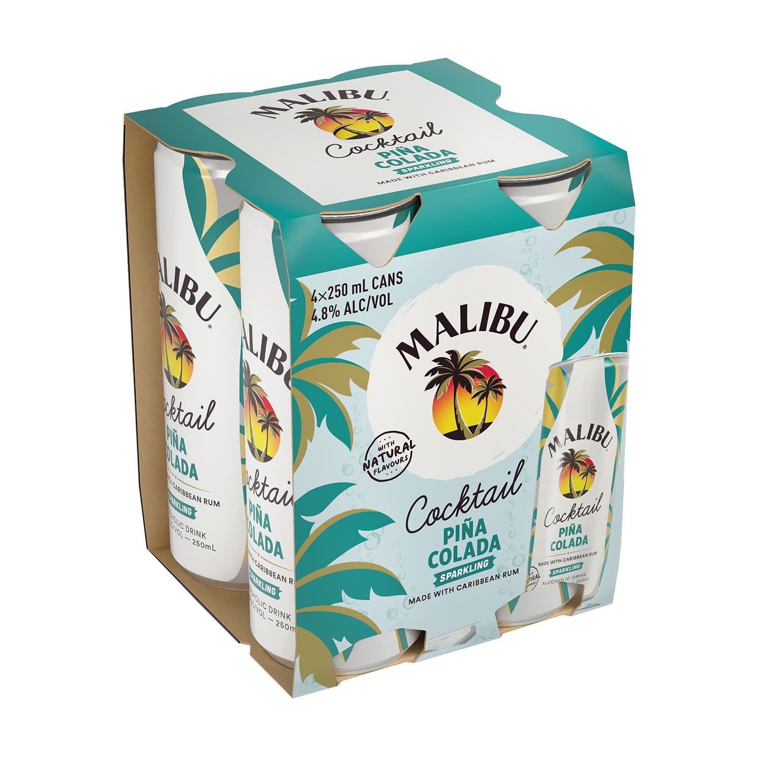 MALIBU PINA COL  4 PACK