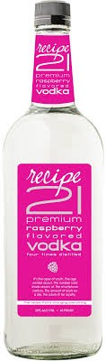 RECIPE 21 VODKA RASP  L