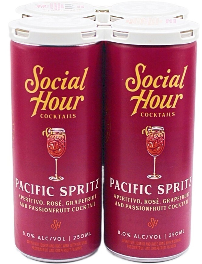 Social Hour Pacific Spritz (4 - 355ml cans)