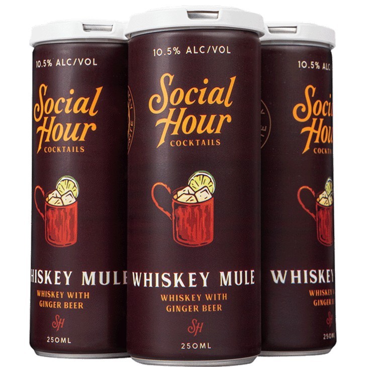 Social Hour Whiskey Mule (4 - 355ml cans)