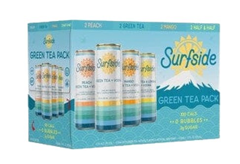 Surfside Green Tea Vodka Variety 8-pack (12oz) cans