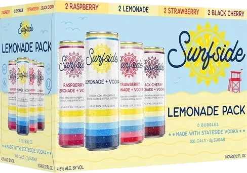Surfside Lemonade Vodka Variety 8-pack (12oz) cans