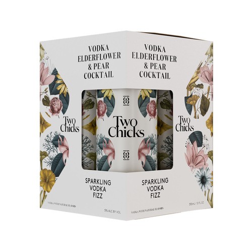 TWO CHICKS ELDER 4PK 355ML