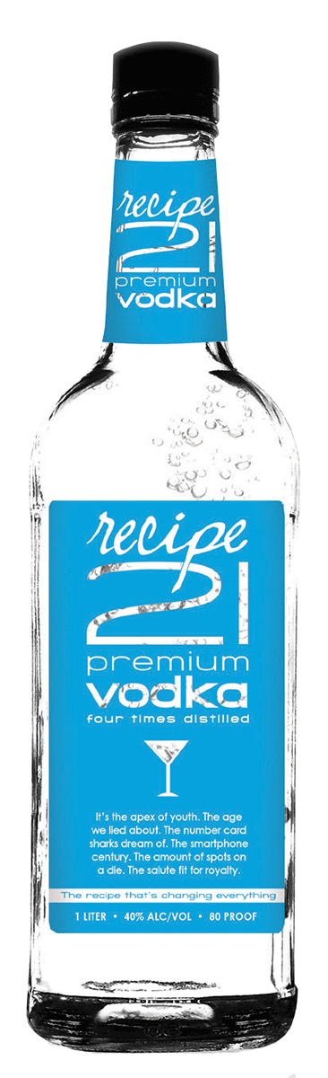 RECIPE 21 VODKA 1L