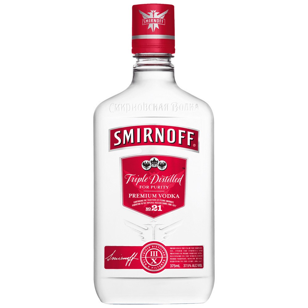 Smirnoff Vodka 80 Pet 375ml