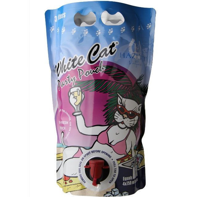HAZLITT WHITE CAT POUCH 3B 3L