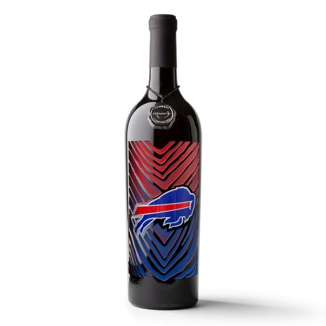 BUFFALO BILLS ETCHED BOTTLES