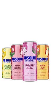 Absolute Vodka Single Can