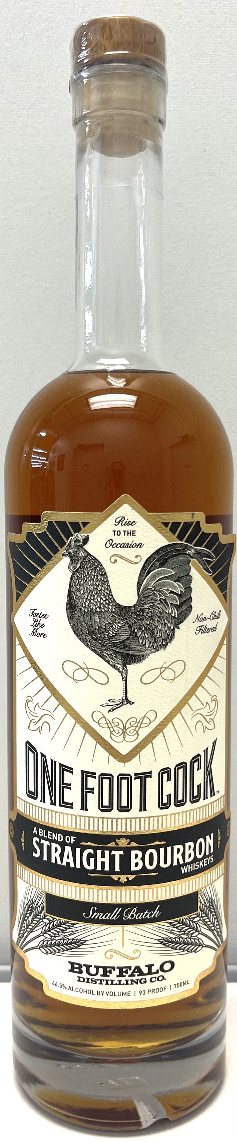 ONE FOOT COCK WHEATED BOURBON 750ML