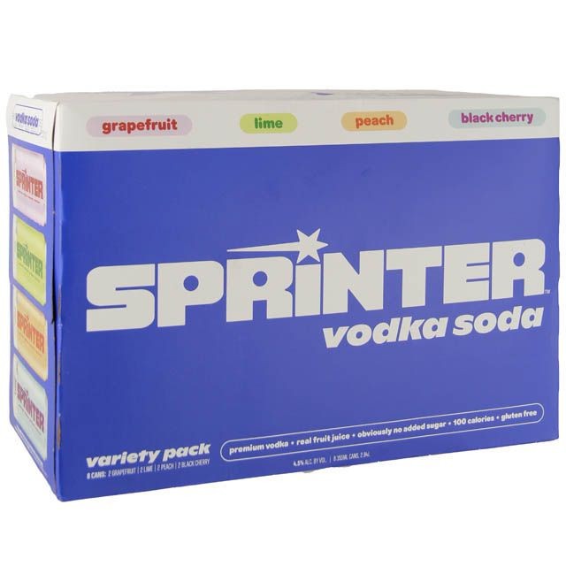 Sprinter Variety Vodka Soda 8pk