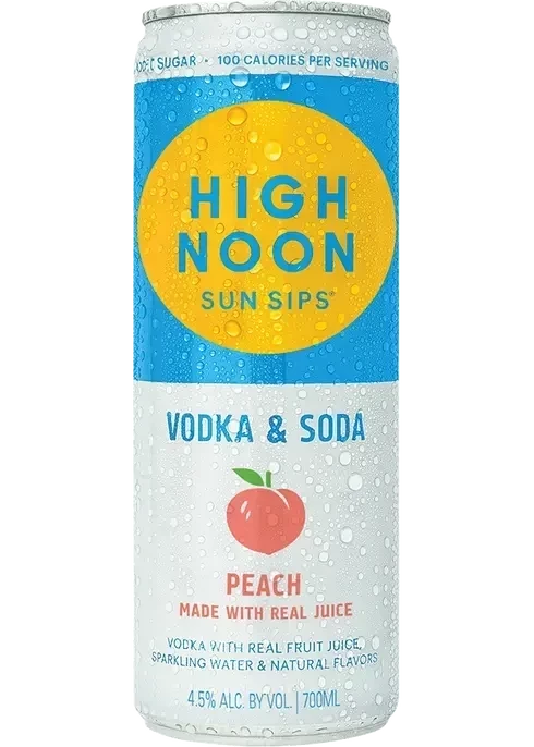 High Noon Peach Tall Boy 700ML