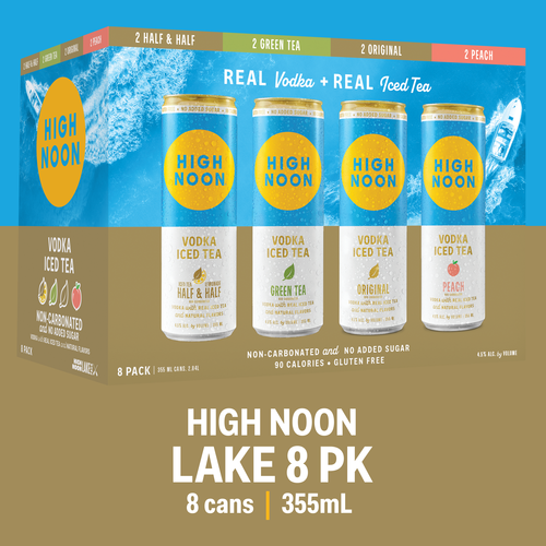 High Noon Lake Iced Tea 8Pk-355Ml