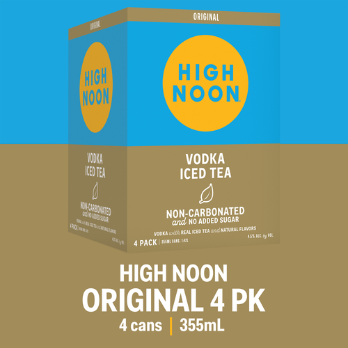 High Noon Tea Original 4Pk-355Ml