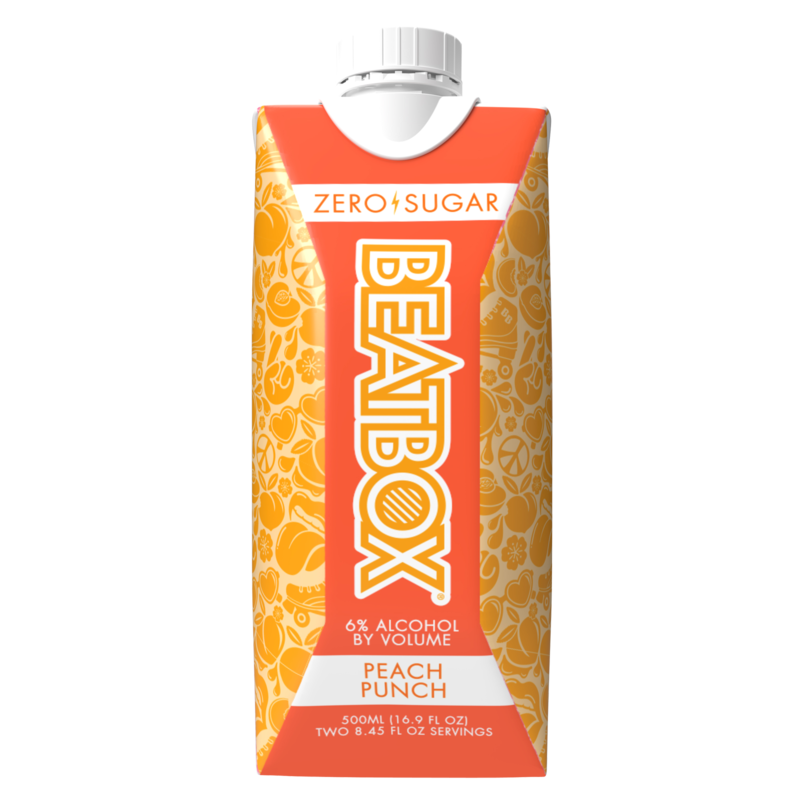 Beat Box Peach Zero Sugar 500ML