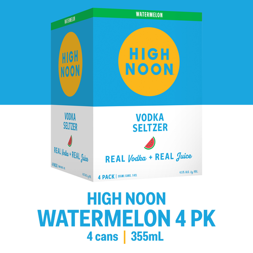 High Noon Watermelon 4Pk-355Ml
