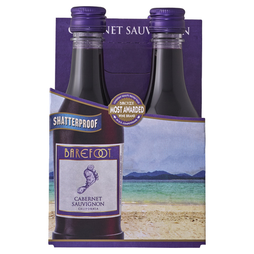 Barefoot Cabernet Sauvignon 4Pk-187Ml