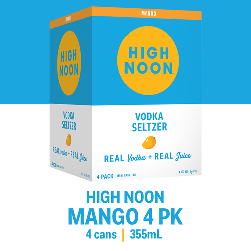 High Noon Mango 4Pk-355Ml
